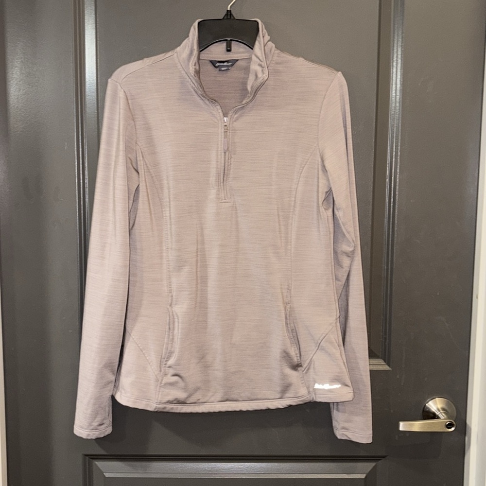 Eddie Bauer Fast Fleece Raglan-Sleeve 1/4-Zip - Solid - Picture 4 of 5